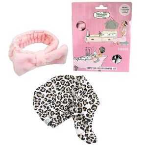 The Vintage Cosmetic Company Simply Spa-Vellous Pamper Set, Headband&Hair Turban